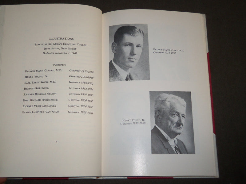 1968 SOCIETY OF COLONIAL WARS IN THE STATE OF NEW JERSEY BOOK - KD 4902