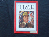 1941 AUGUST 4 TIME MAGAZINE - CHARLES DE GAULLE - T 775