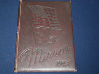 1945 THE MIRROR CENTRAL HIGH SCHOOL YEARBOOK - LIMA OHIO - GREAT PHOTOS - YB 543