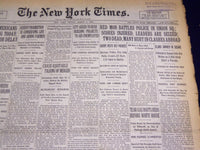 1930 MARCH 7 NEW YORK TIMES - REDS BATTLE POLICE IN UNION SQUARE - NT 3905