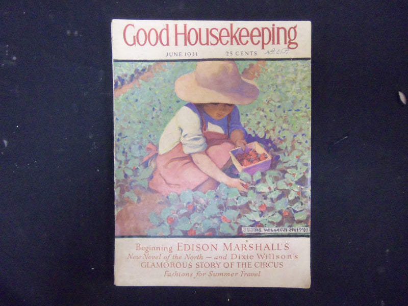1931 JUNE GOOD HOUSEKEEPING MAGAZINE - ILLUSTRATIONS, STORIES & ADS- ST 3399