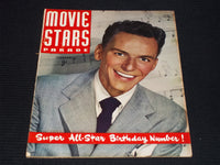 1947 FEBRUARY MOVIE STARS PARADE MAGAZINE - FRANK SINATRA FRONT COVER - E 14842