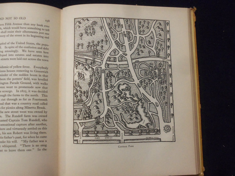 1926 NEW YORK NOT SO LITTLE AND NOT SO OLD HARDCOVER BOOK-SARAH LOCKWOOD-KD 8693