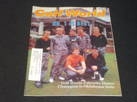 1986 DECEMBER 5 GOLF WORLD MAGAZINE - OKLAHOMA STATE CHAMPS FRONT COVER - E 5538