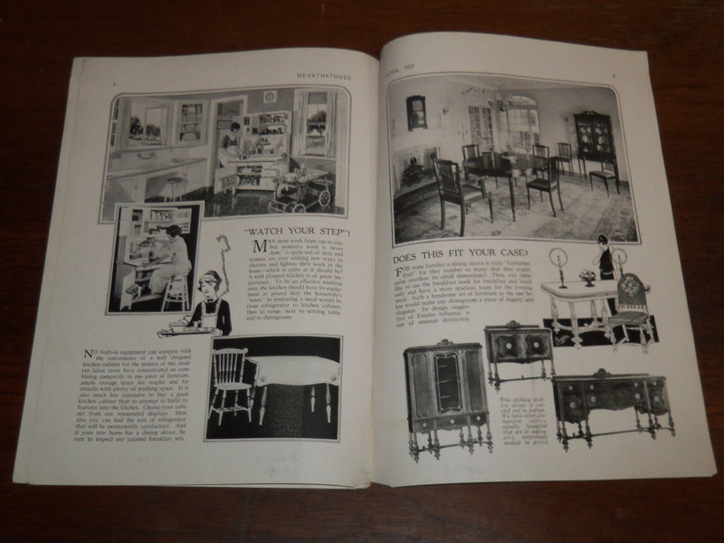 1922-1923 HEARTHSTONES MAGAZINES LOT OF 2 ISSUES - MADISON, WISCONSIN - K 1112