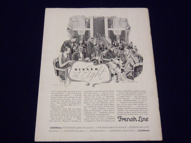 1933 APRIL TRAVEL MAGAZINE - ALONG THE COAST OF DEVON COVER - J 1940