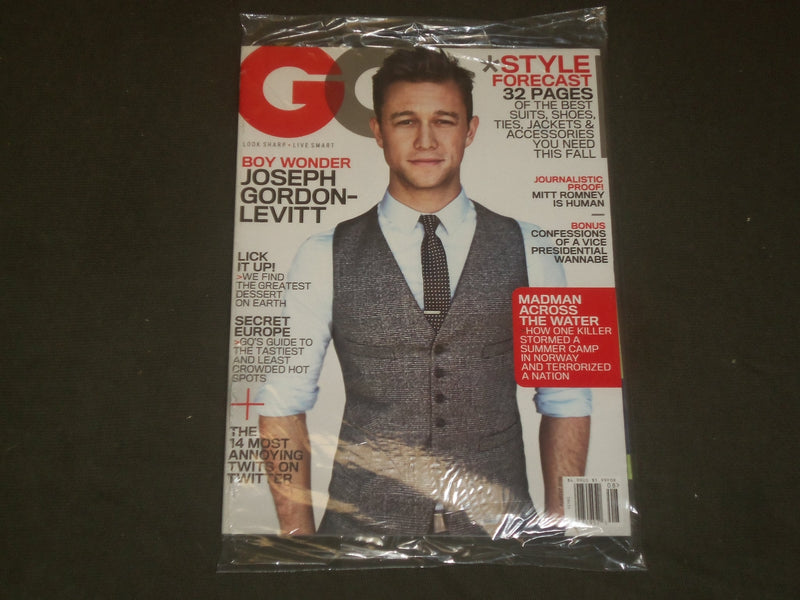 2012 AUGUST GQ MAGAZINE - JOSEPH GORDON-LEVITT - B 2718
