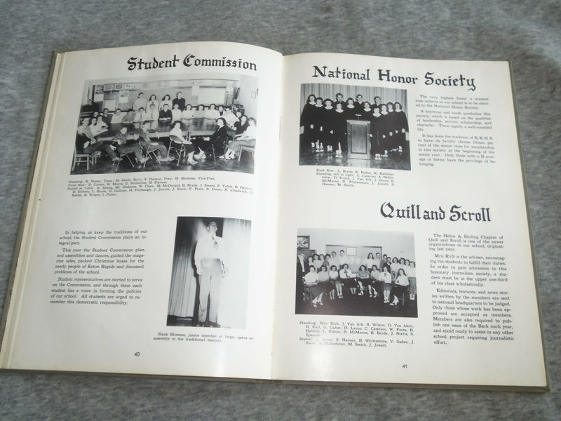 1949 EATONIAN EATON RAPIDS HIGH SCHOOL YEARBOOK - EATON RAPIDS, MI - YB 2571
