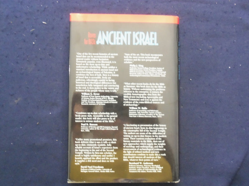 1988 ANCIENT ISRAEL HARDCOVER BOOK BY HERSHEL SHANKS - INSCRIBED - KD 9137