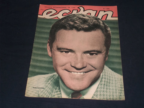 1961 MAY 23 ECRAN SPANISH MAGAZINE - JACK LEMMON COVER - E 26061