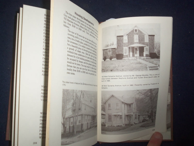 1981 BOROUGH OF NEPTUNE CITY (NJ) HARDCOVER BOOK BY RICHARD COTTRELL - KD 8161