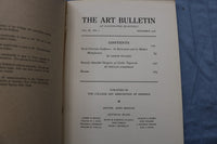 1926 DECEMBER THE ART BULLETIN SOFTCOVER BOOK -COLLEGE ART ASSOCIATION - KD 9589