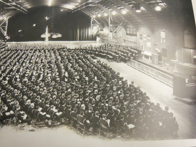EASTER SUNDAY SERVICE WWII 12TH REGIMENT ILLUSTRATIONS PHOTO - J 6862