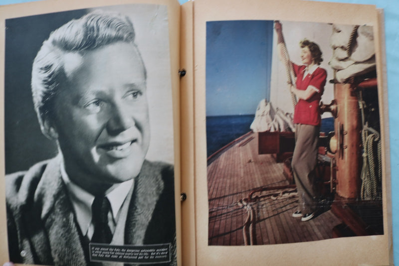 MOVIE STAR SCRAPBOOK - TYRONE POWER - SPENCER TRACY - E 26497