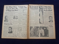1955 APR 15 NEW YORK DAILY NEWS NEWSPAPER - SLA OFFICIAL SUICIDE, NOTE - NP 6745