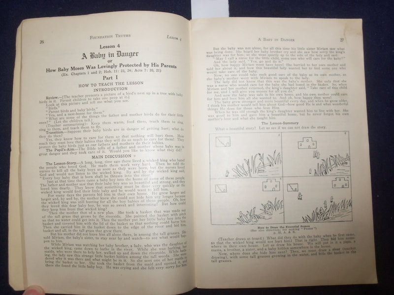 1918 BIBLE LESSON FOR THE SUNDAY SCHOOL AND THE HOME - J 9475