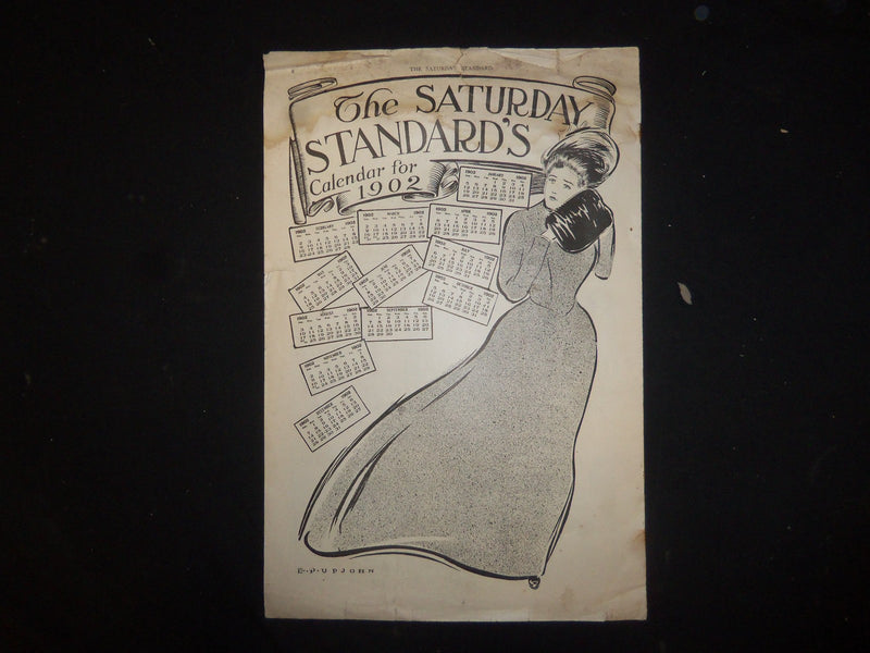 1901 DEC 28 NY SATURDAY STANDARD MAGAZINE ILLUSTRATED SUPPLEMENT NO. 2 - ST 3194