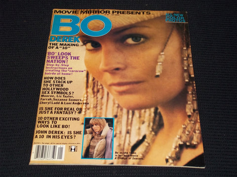 1980 MOVIE MIRROR PRESENTS BO DEREK MAGAZINE - VERY NICE FRONT COVER - E 12213