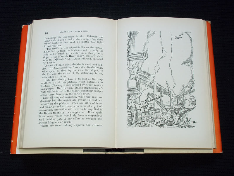 1935 BLACK SHIRT BLACK SKIN HARDCOVER BOOK BY BOAKE CARTER - KD 7596