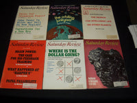 1960-1973 SATURDAY REVIEW MAGAZINE LOT OF 29 ISSUES - NICE COVERS - WR 104E