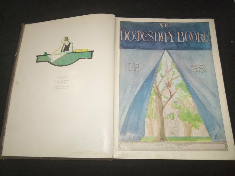 1929 DOMESDAY BOOKE GEORGETOWN COLLEGE YEARBOOK - WASHINGTON, D.C. - YB 2549