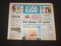 1998 JUNE 16 USA TODAY NEWSPAPER - DOW PLUNGERS 207 POINTS - NP 7931
