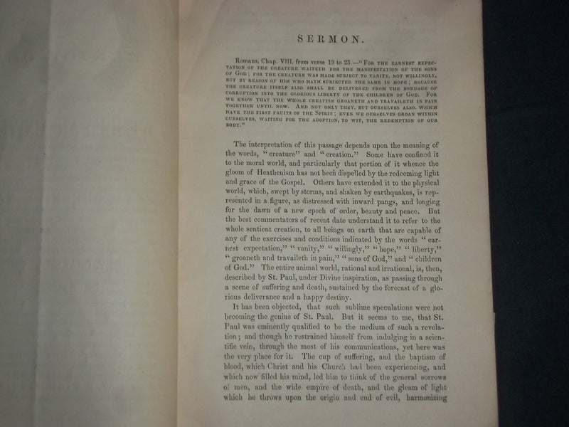 1855 & 1857 WESLEYAN UNIVERSITY SENIOR CLASS SERMONS - LOT OF 3 - J 4523