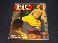 1937 DECEMBER PIC MAGAZINE - GREENWICH VILLAGE STUDIO GARBO BACK COVER - E 20540
