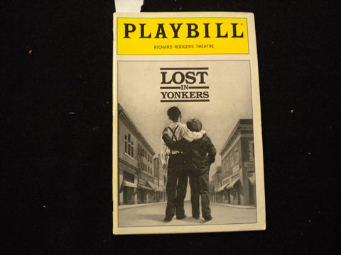 1992 LOST IN YONKERS PLAYBILL - ANNE JACKSON SIGNATURE - J 8249