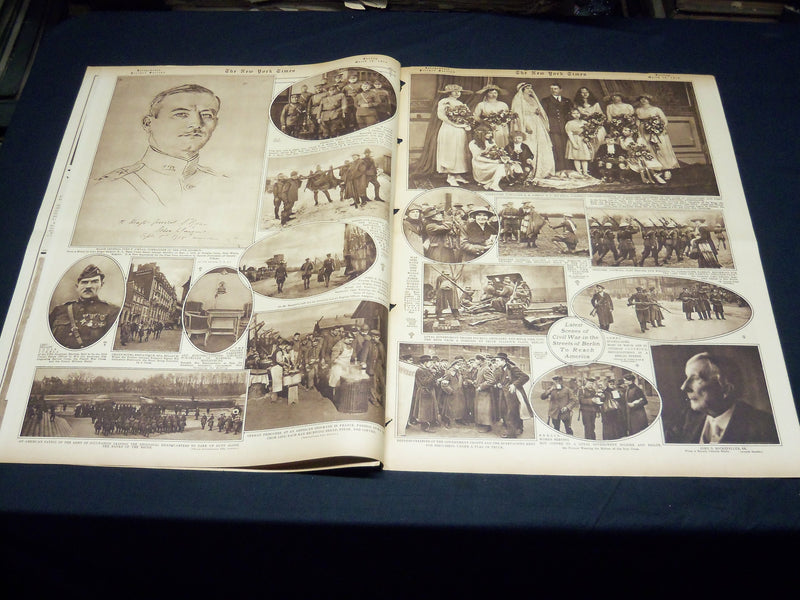 1919 MARCH 16 NEW YORK TIMES PICTURE SECTION 5 & 6- FRENCH CREATIONS - NT 8842
