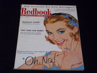 1957 APRIL REDBOOK MAGAZINE - NICE FASHION FRONT COVER - E 14005