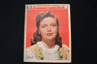 1945 JULY 29 NY SUNDAY MIRROR MAGAZINE - JOAN LESLIE COVER - E 26170