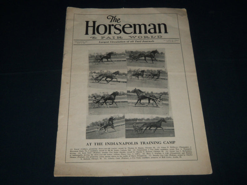 1938 MAY 11 THE HORSEMAN & FAIR WORLD MAGAZINE - INDIANAPOLIS INDIANA - B 6456