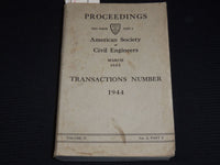 1945 AMERICAN SOCIETY OF CIVIL ENGINEERS PROCEEDINGS PART 2 - K 45