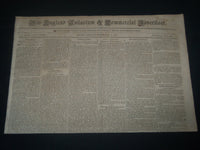 1826 NOVEMBER 3 NEW ENGLAND PALLADIUM & COMMERCIAL ADVERTISER - NP 3979
