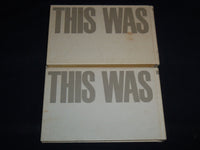 1990 THIS WAS TOMORROW VOLUMES 1 & 2 BY GIANNO MALOSSI - KD 4671O