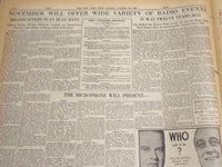 1932 OCTOBER 30 NY TIMES SPECIAL FEATURES - THE CAMPAIGN SUMMED UP - NT 7093