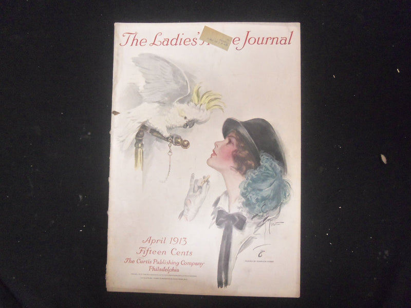 1913 APRIL LADIES' HOME JOURNAL MAGAZINE - HARRISON FISHER COVER - ST 4480