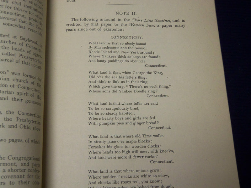 1878 NOTES BY WM. C. FOWLER SOFTCOVER BOOK - HARTFORD - J 4412