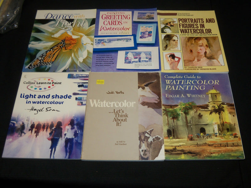 1980'S-2000'S ASSORTED WATERCOLOR PAINTING ART BOOKS LOT OF 20 - KD 51B
