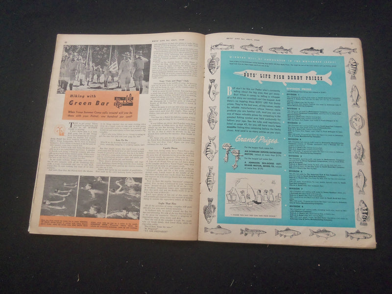 1949 JULY BOYS' LIFE MAGAZINE - BOY SCOUTS-DECLARATION OF INDEPENDENCE- ST 3770F