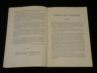 1949 DEMOCRACY ENSURED SOCIAL DRAMA CANADIAN MARITIMES SOFTCOVER BOOK - J 7061