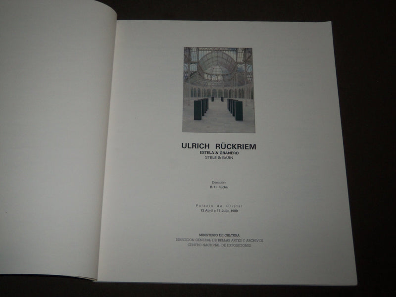 1989 ULRICH RUCKRIEM - ESTELA & GRANERO SOFTCOVER BOOK - KD 5008