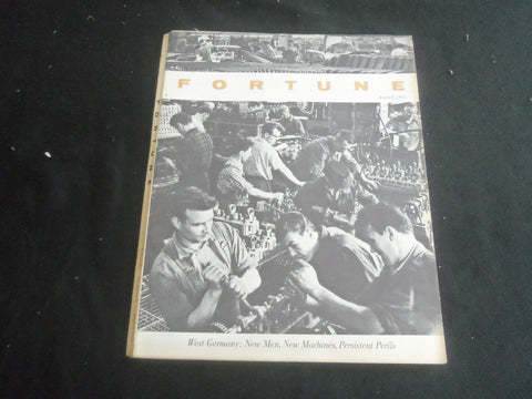 1961 AUGUST FORTUNE MAGAZINE - WEST GERMANY: NEW MEN & MACHINES, PERILS - F 803