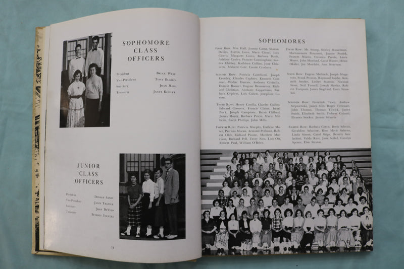 1955 THE RECHAUFFE EASTON HIGH SCHOOL YEARBOOK - EASTON, PENNSYLVANIA - YB 3556