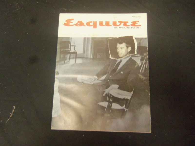 1963 MARCH ESQUIRE MAGAZINE - BOBBY KENNEDY - NORMAN ROCKWELL - ST 2627