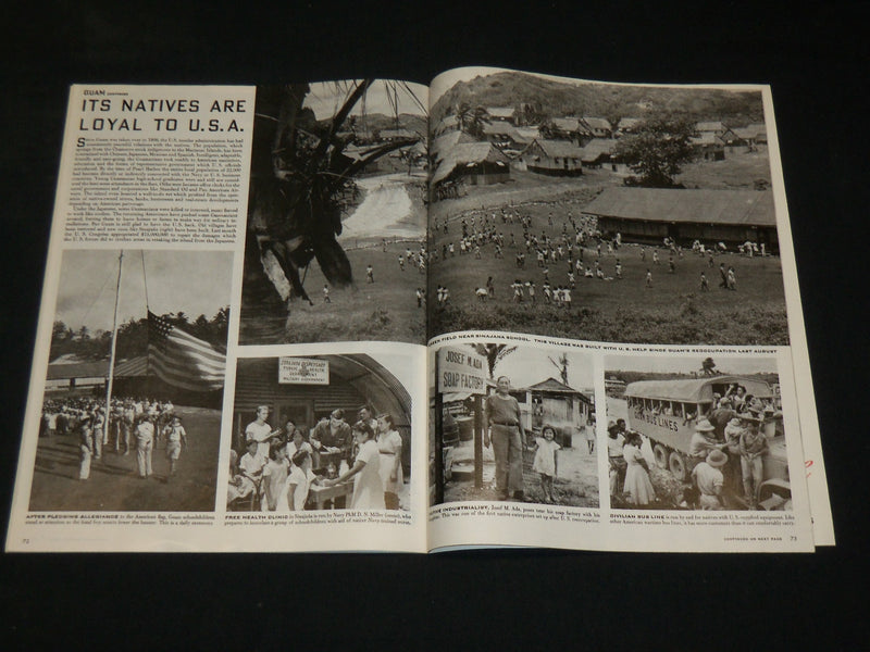 1945 JULY 2 LIFE MAGAZINE SMALL FORMAT - AMERICAN FLAG COVER - J 6094