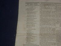 1849 JANUARY 6 MASSACHUSETTS PLOUGHMAN NEWSPAPER - QUINCY ADAMS - GOLD - NP 5159