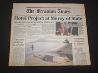1999 JULY 27 THE SCRANTON TIMES NEWSPAPER -HOTEL PROJECT AT STATE MERCY- NP 8393