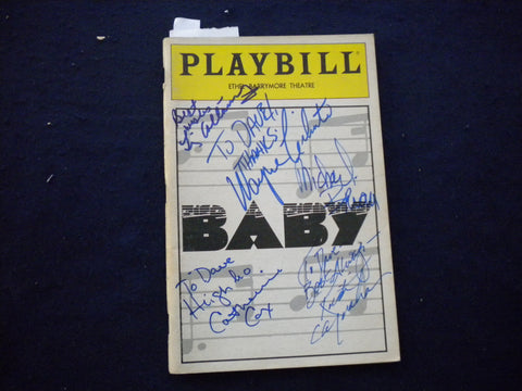 1984 BABY PLAYBILL - CATHERINE COX, MICHAEL BRIAN + 6 OTHER SIGNATURES - J 8318